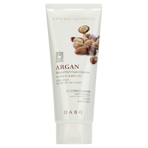DABO Natural Rich Foam Cleanser-Argan, 180ml