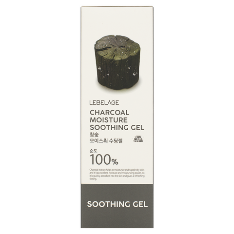 LEBELAGE Charcoal Moisture Purity 100% Soothing Gel, 100ml — фото 2