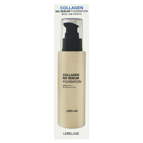 LEBELAGE Collagen No Sebum Foundation [Light Beige No. 13], 100ml — фото 2