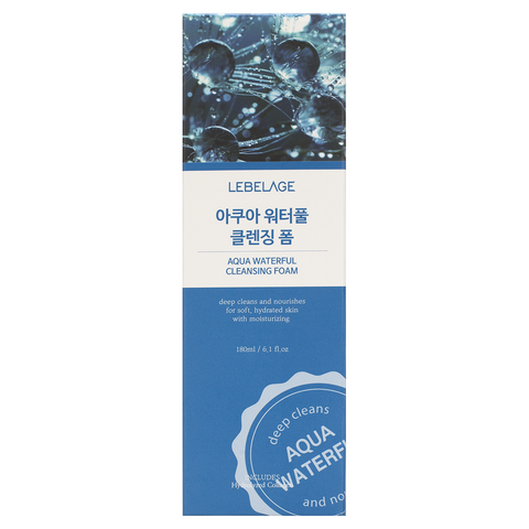 LEBELAGE Aqua Waterful Cleansing Foam, 180ml — фото 2