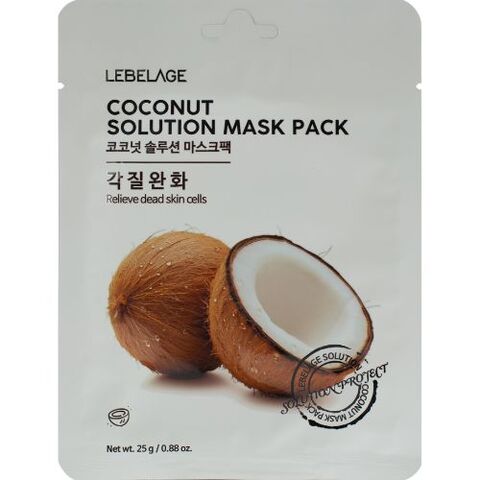 LEBELAGE Coconut Solution Mask Pack, 25g