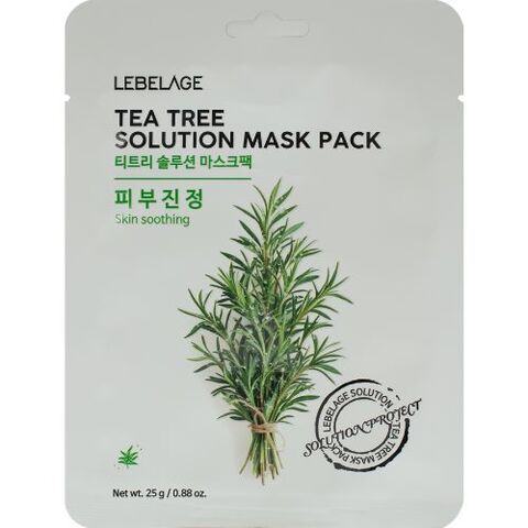 LEBELAGE Tea Tree Solution Mask Pack, 25g