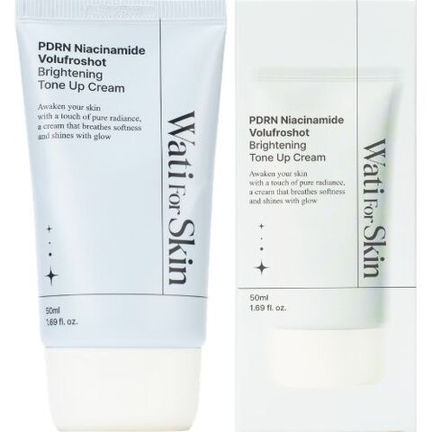 Wati For Skin PDRN Niacinamide Volufroshot Brightening Tone-up Cream, 50ml