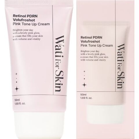 Wati For Skin Retinol PDRN Volufroshot Pink Tone-up Cream, 50ml