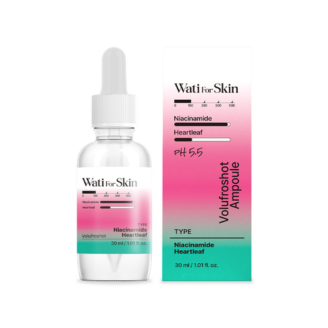 Wati For Skin Niacinamide Heartleaf Volufroshot Ampoule, 30ml
