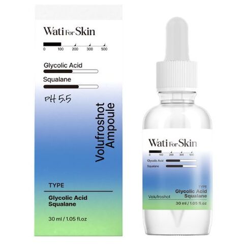 Wati For Skin Glycolic Acid Squalane Volufroshot Ampoule, 30ml
