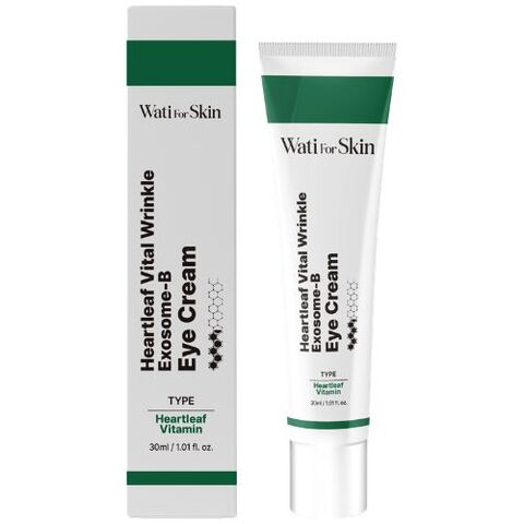 Wati For Skin Heartleaf Vital Wrinkle Exosome-B Eye Cream, 30ml