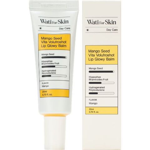 Wati For Skin Mango Seed Vita Volufroshot Lip Glowy Balm, 20ml