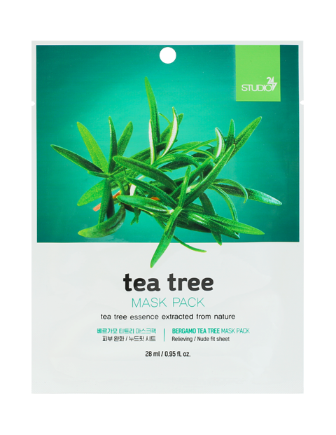 BERGAMO Tea Tree Mask Pack