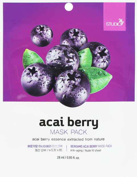 BERGAMO Acai Berry Mask Pack