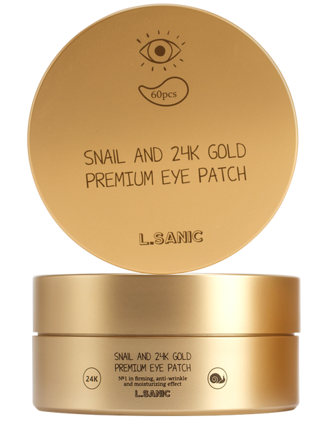 L.Sanic Snail  and  24K Gold Premium Eye Patch