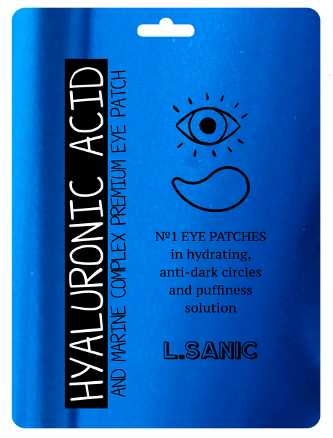 L.SANIC Hyaluronic Acid And Marine Complex Premium Eye Patch (Single), 2pcs — фото 3