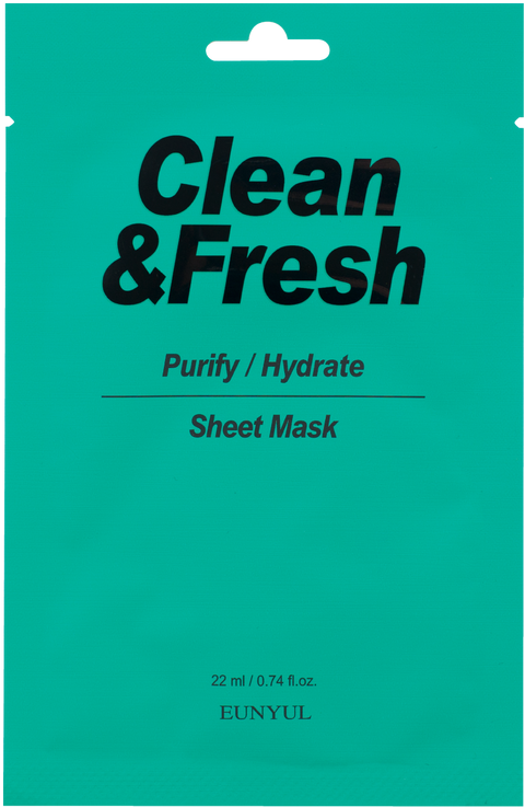 EUNYUL Clean&Fresh Purify/Hydrate Sheet Mask