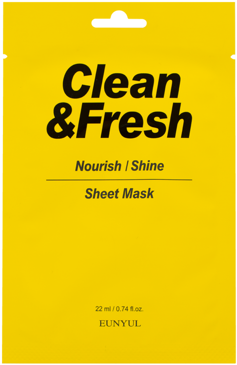 Eunyul Clean&Fresh Nourish/Shine Sheet Mask